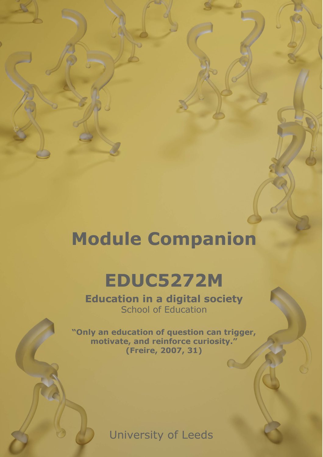 Cover image for EDUC5272M Module Companion